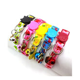 Printed Cat Collar with Bell – Adjustable & Soft Pet Strap